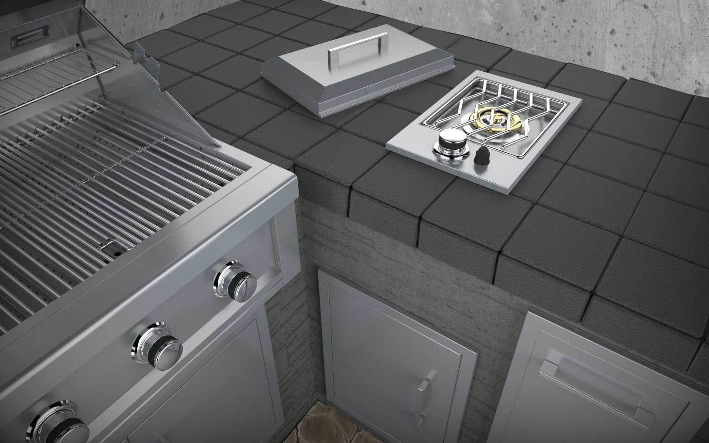 Sunstone Metal Products  Outdoor Single-Side 1-Burner