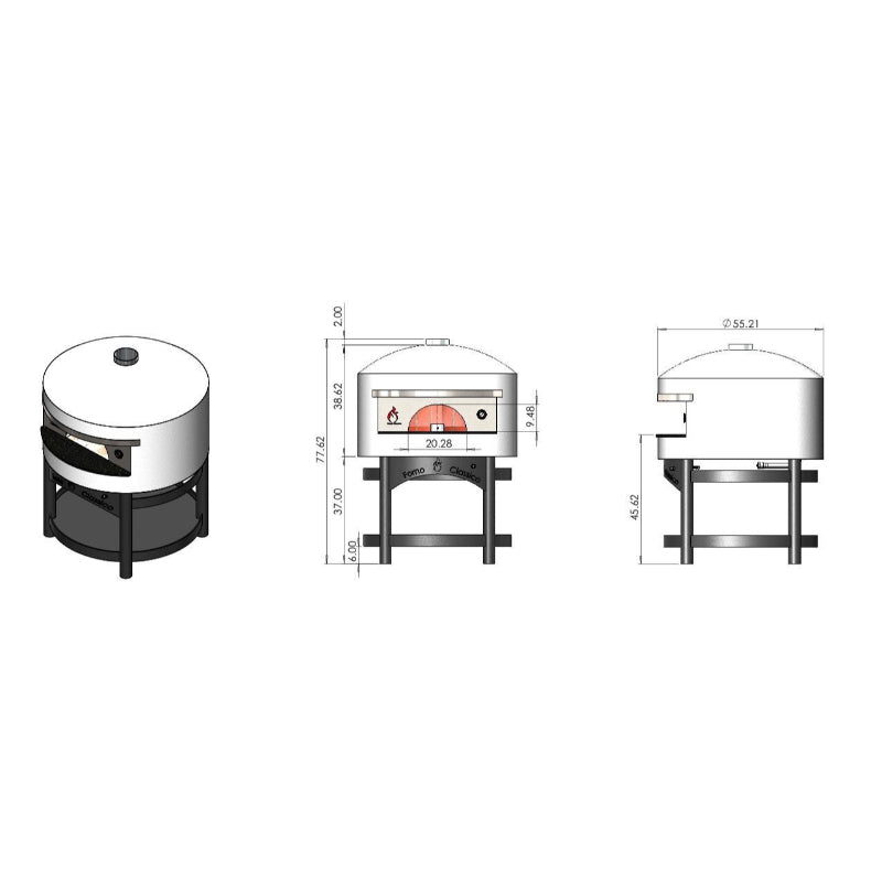 Forno Classico Colosso 100 – Commercial Wood / Gas Oven