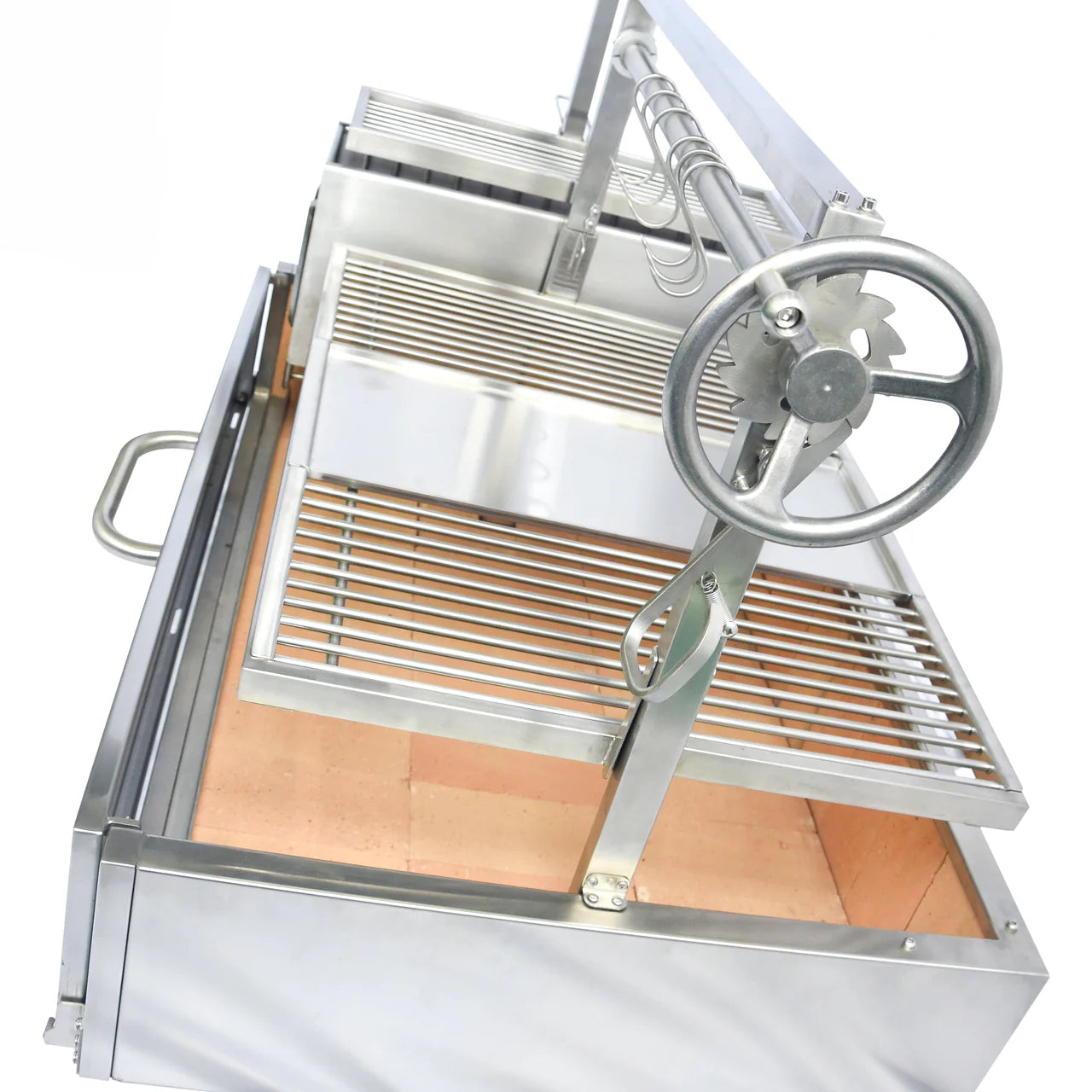 Tagwood BBQ25SS – XL Built‑In Argentine Stainless Steel Santa Maria Grill -  Piratically Built