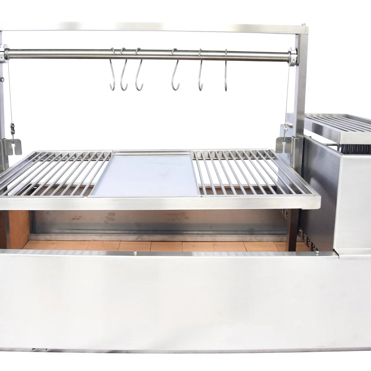 Tagwood BBQ25SS – XL Built‑In Argentine Stainless Steel Santa Maria Grill -  Piratically Built