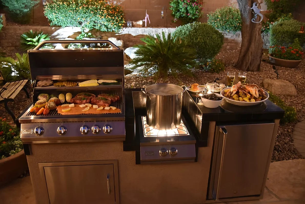 KoKoMo  Grills Elite 32" 4-Burner Built-In Gas Grill