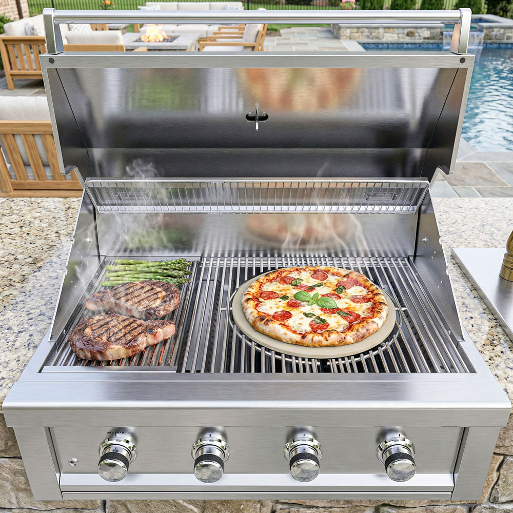 Sunstone Metal Products  Ruby Series 36" Built-In 4-Burner