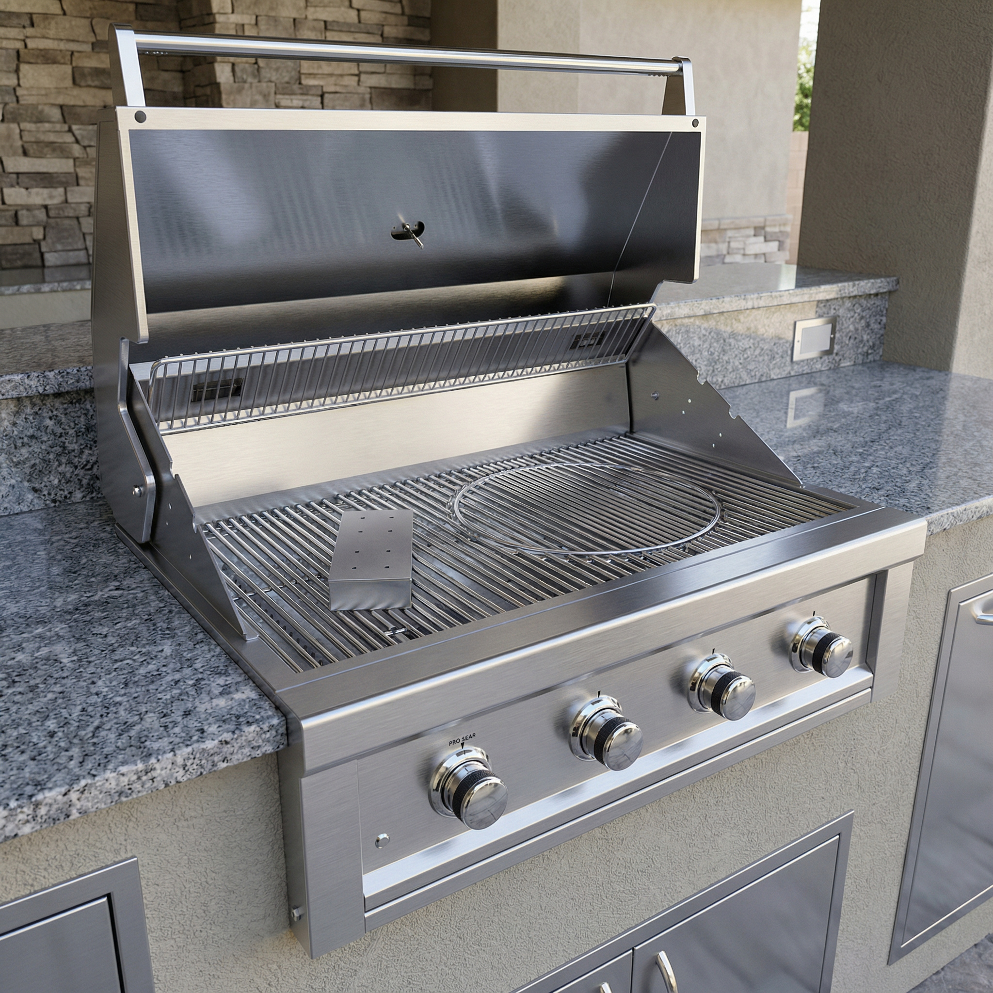 Sunstone Metal Products  Ruby Series 36" Built-In 4-Burner