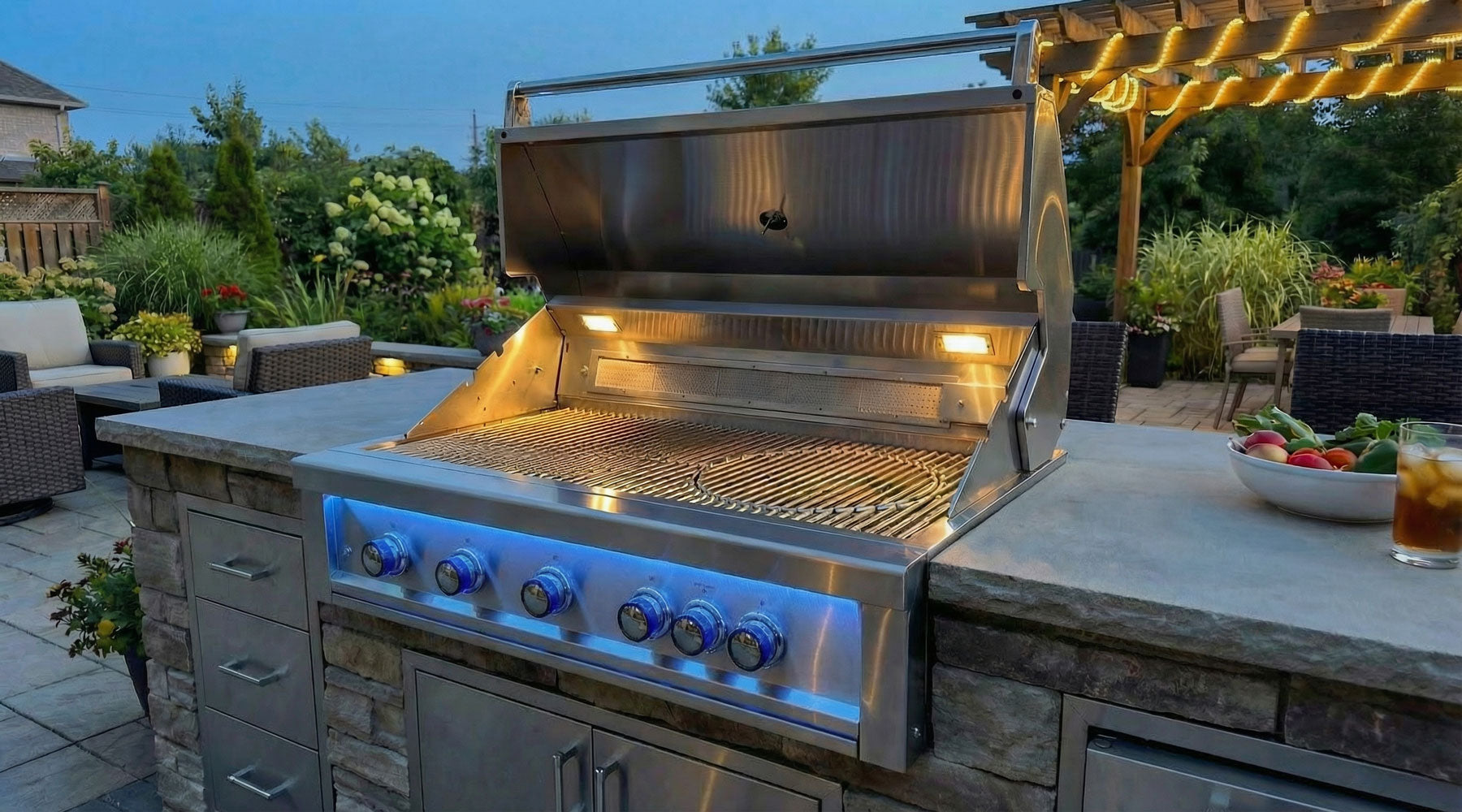 Sunstone Metal Products Ruby Series 42" 5-Burner Pro Grill