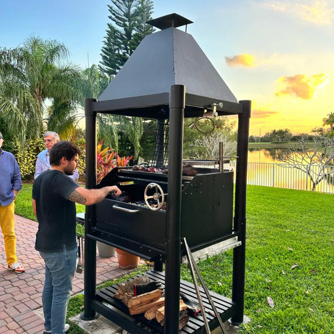 Tagwood BBQ02SIB –  Argentine Firewood & Charcoal Grill