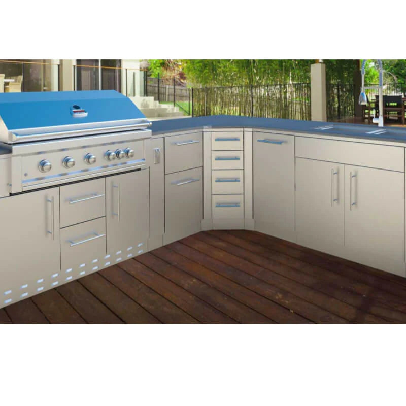 Sunstone SBC3C45 – 3-Inch 45° Corner Outdoor Kitchen Cabinet