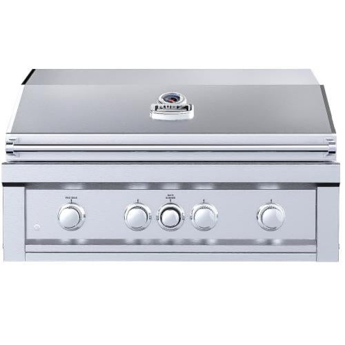 Sunstone Metal Products  Ruby Series 36" Built-In 4-Burner with Rear Infrared Burner