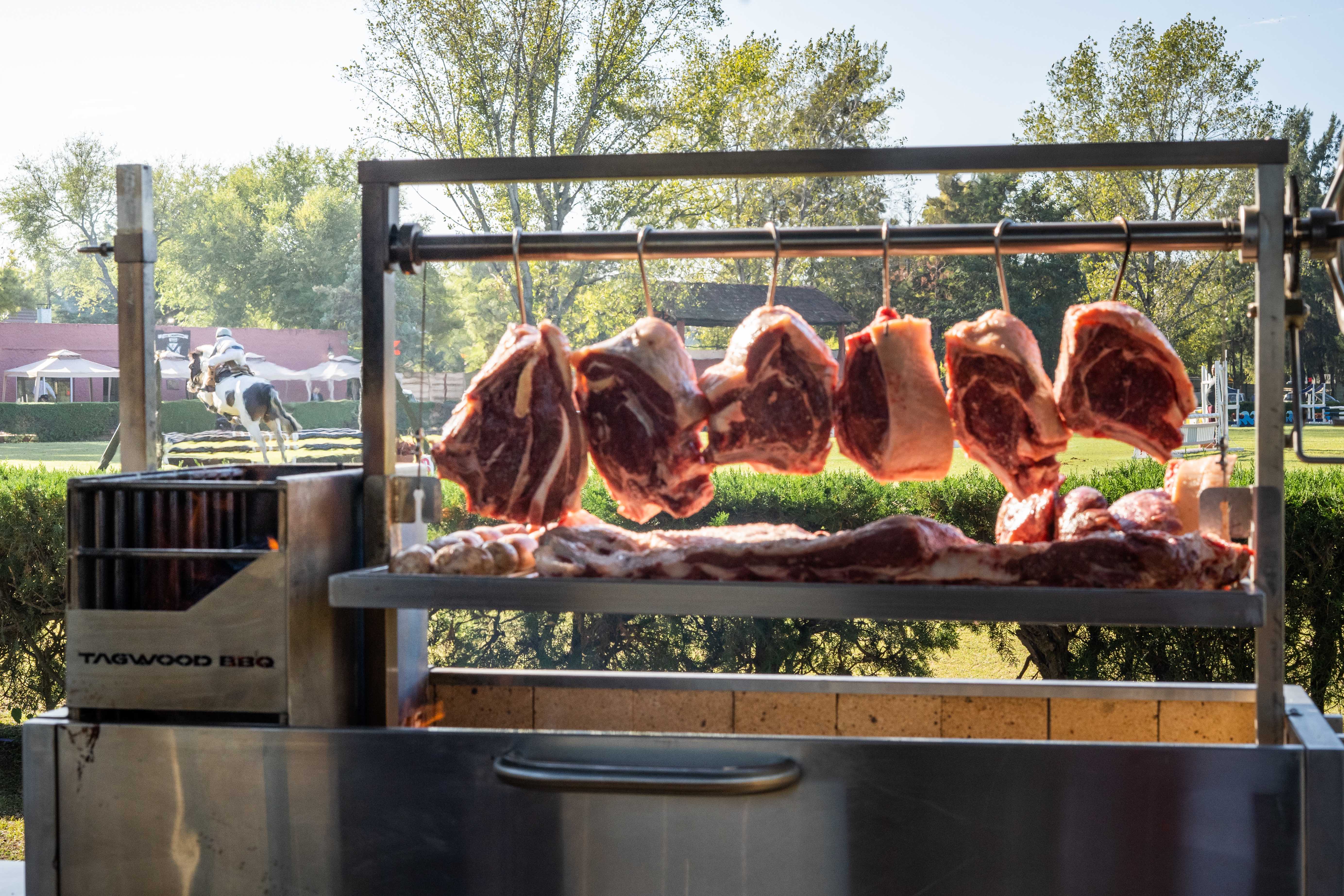 Tagwood BBQ03SS – Argentine Stainless Steel Wood & Charcoal Grill Partially Built