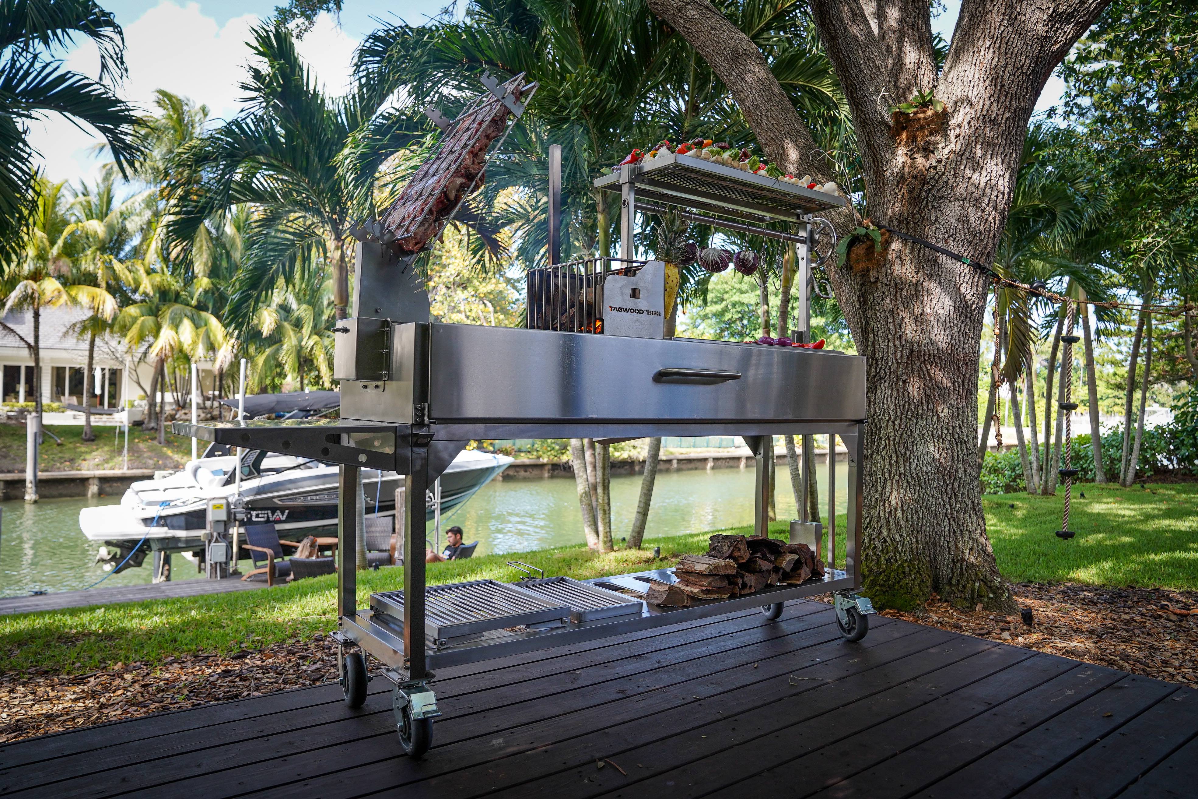Tagwood BBQ06SS – Argentine Stainless Steel Santa Maria Grill