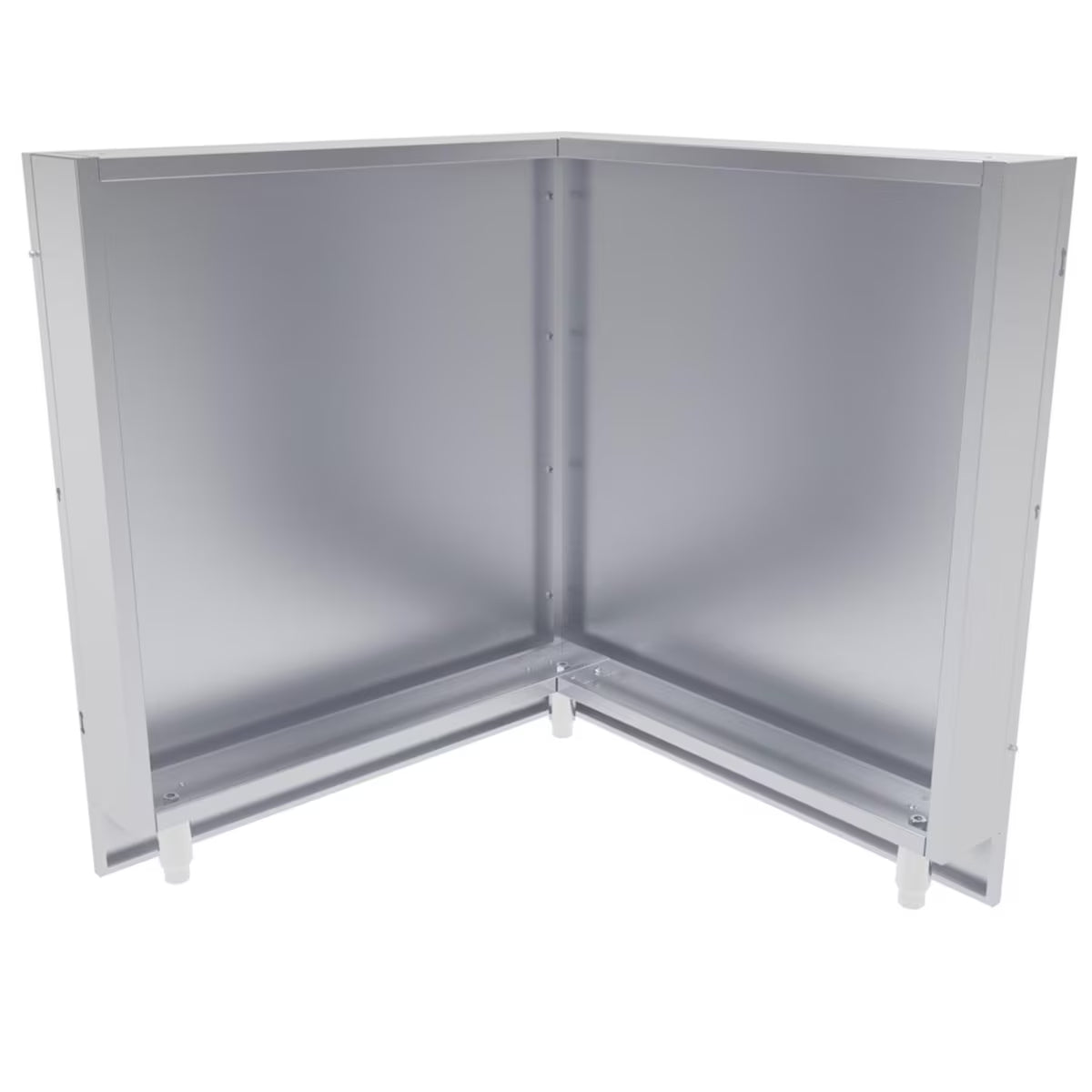 Sunstone 31" x 31" 90-Degree Stainless Steel Corner Back Panel Cabinet – SCC31BP90