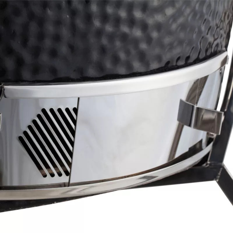 Saffire Large 19" Kamado Grill – Bronze Series (Onyx Black)