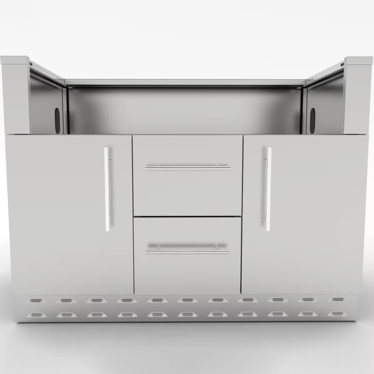 Sunstone SAC46GLPCD – 46-Inch Gas Grill Base Cabinet with Propane Tank Storage