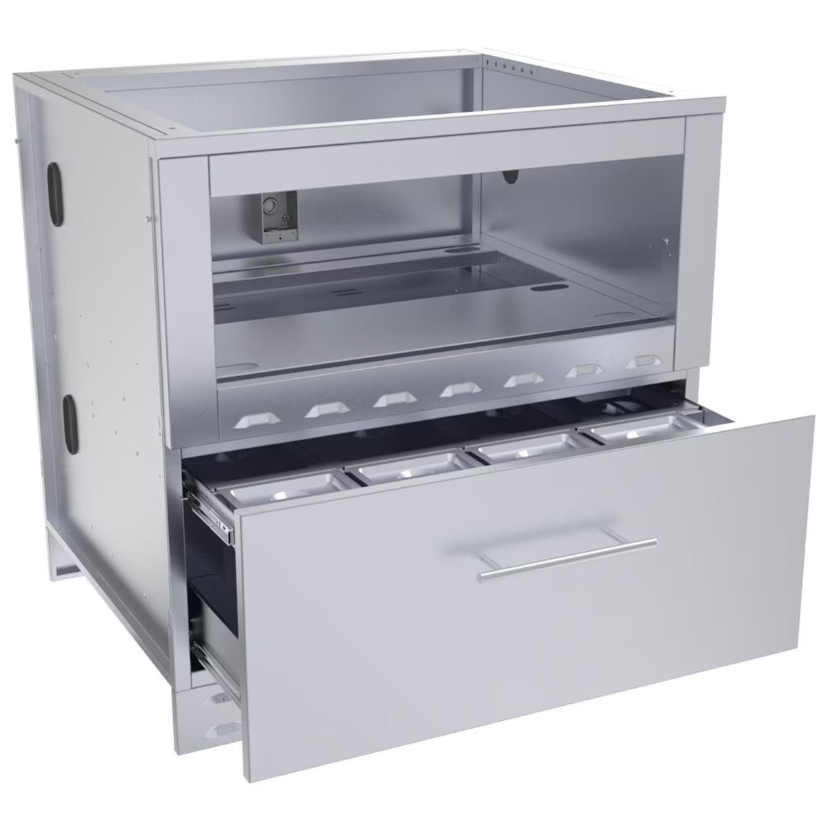 Sunstone SAC34SWC – 34-Inch Stainless Steel Sink Base Cabinet