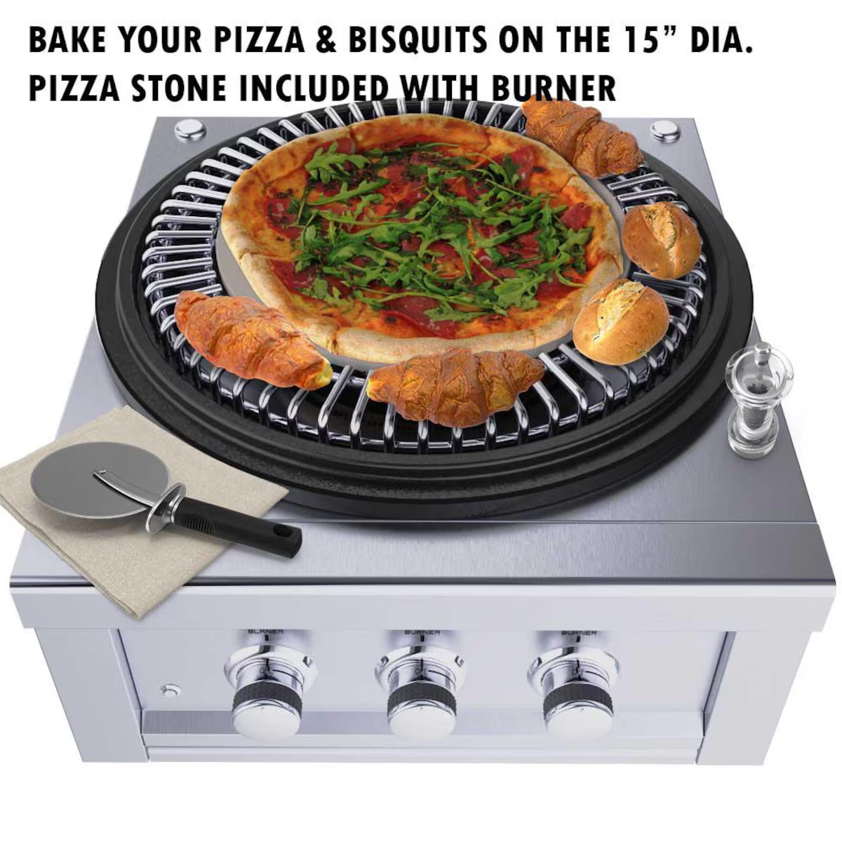 Sunstone Metal 24" Power Cirque Burner Complete Package