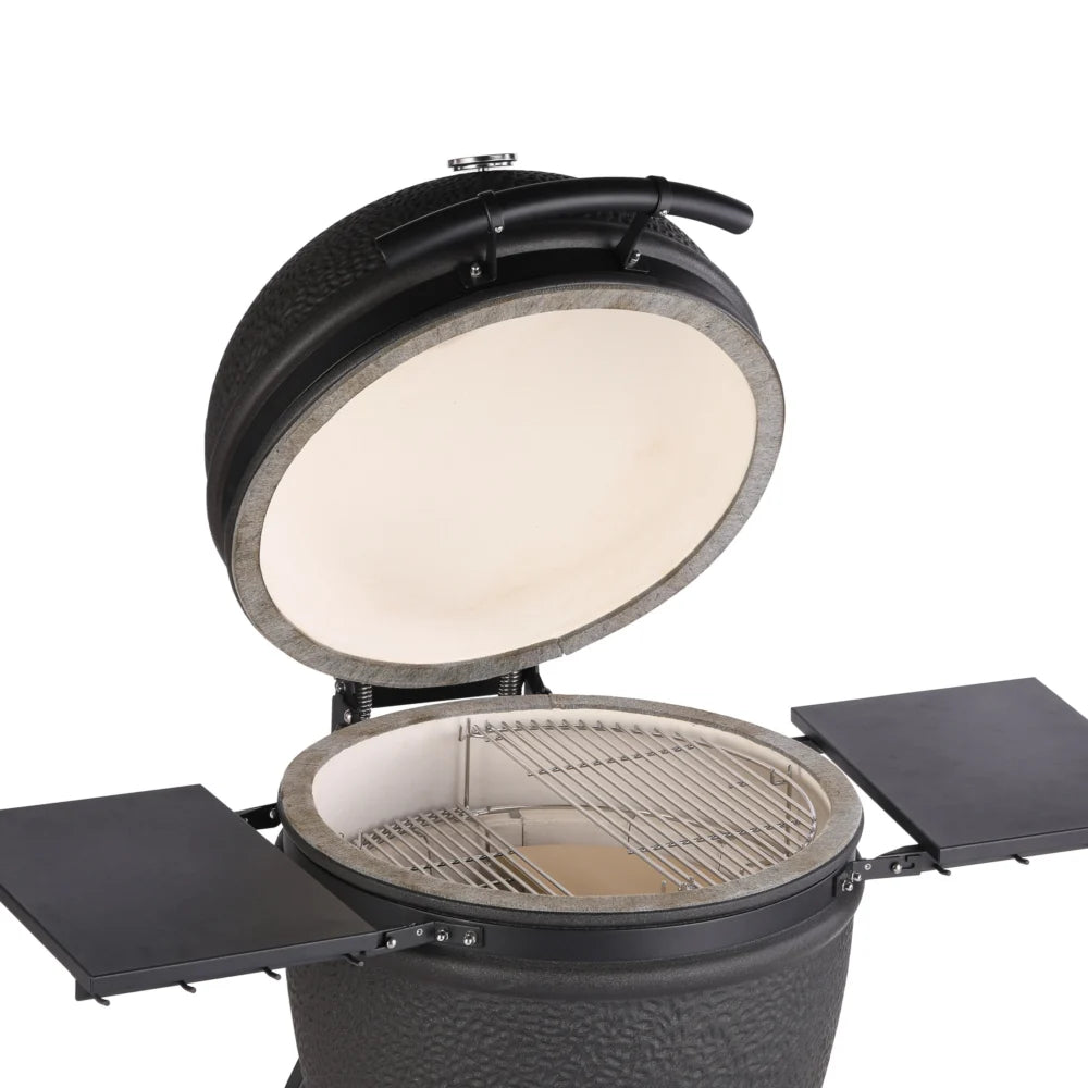 Saffire XL 23" Kamado Grill – Carbon Black (Platinum Firebox)